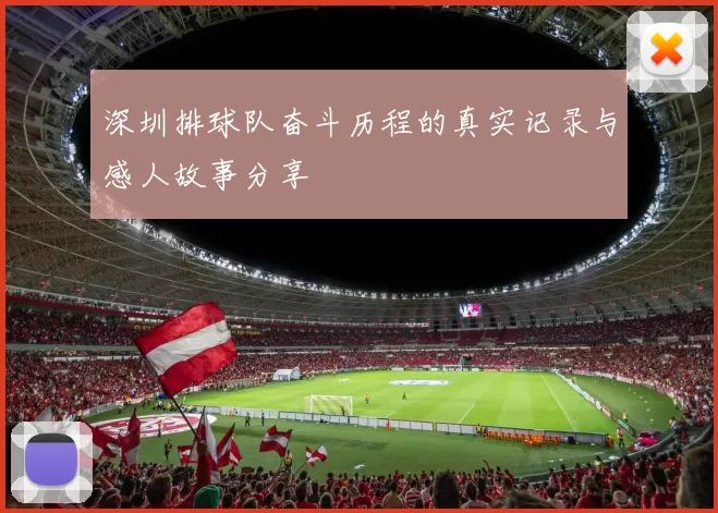 深圳排球队奋斗历程的真实记录与感人故事分享