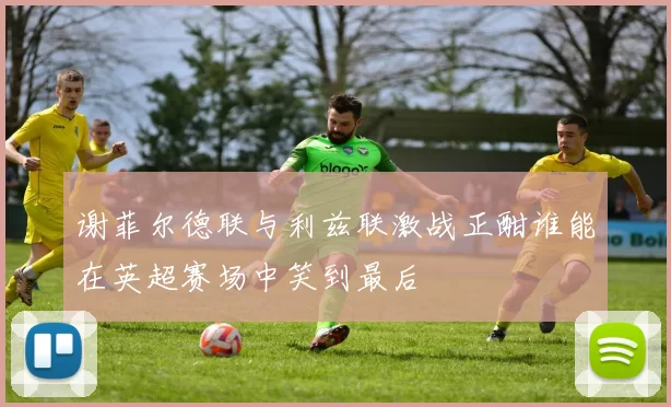 谢菲尔德联与利兹联激战正酣谁能在英超赛场中笑到最后